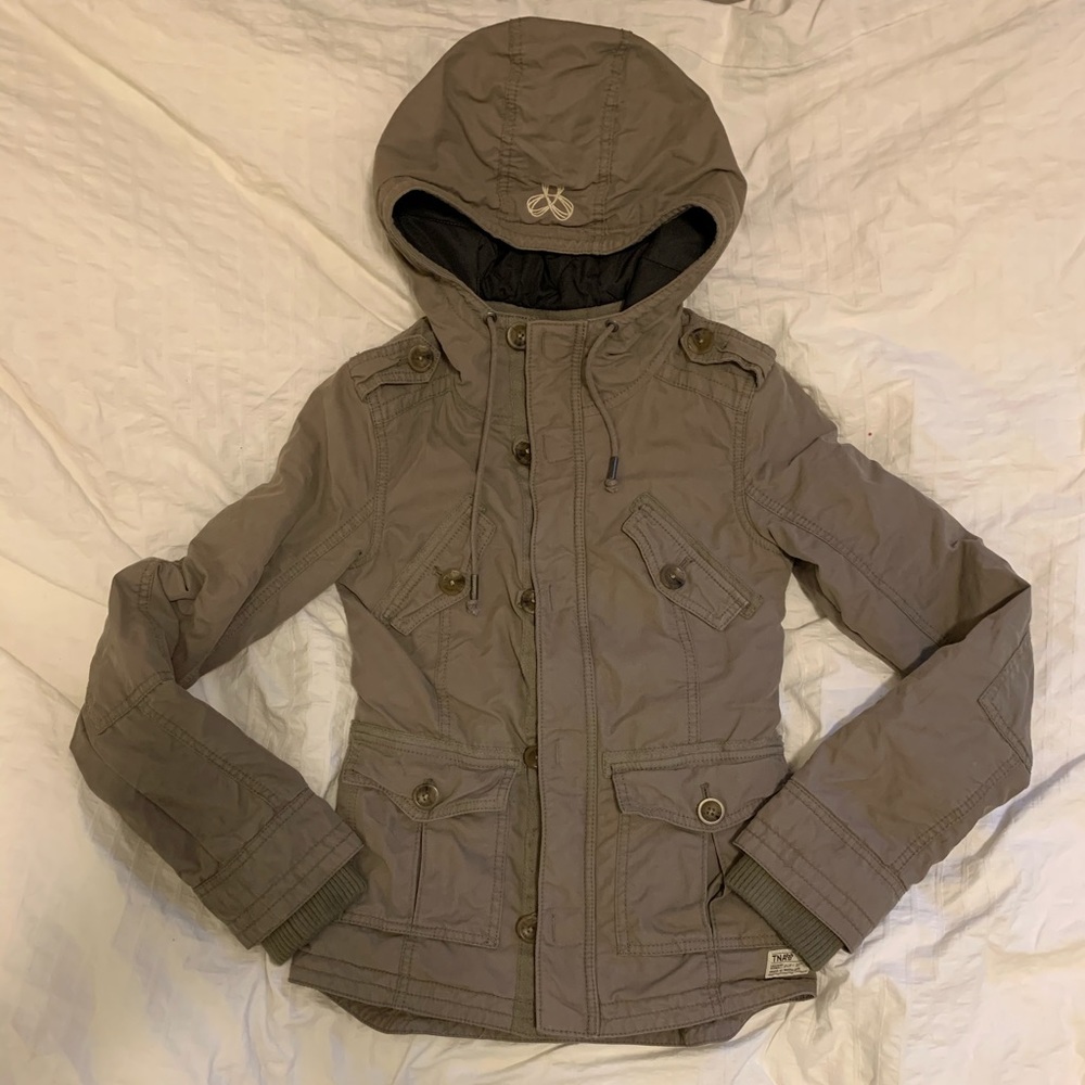 Olive Green TNA Military Jacket